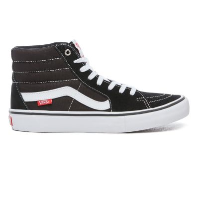 Vans Sk8-Hi Pro - Kadın Kaykay Ayakkabısı (Siyah Beyaz)